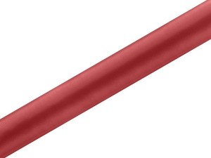 SATYNA GŁADKA CZERWONY 0,36X9M