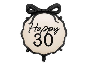 BALON FOLIOWY PASTYLKA HAPPY 30 47,5X45CM