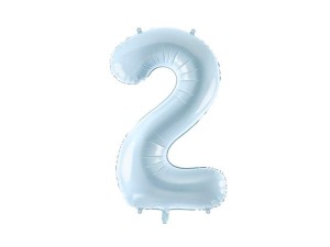 BALON FOLIOWY 2 JASNY NIEBIESKI 72CM