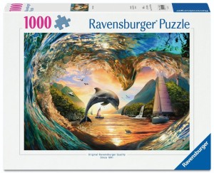 PUZZLE 1000 SUNSET SPLASH, RAVENSBURGER