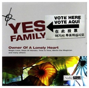 OWNER OF A LONELY HEART CD, YES FAMILY