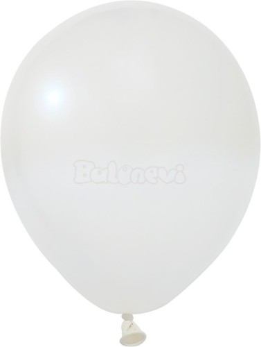 Balony lateksowe Pastel białe 25cm 100szt