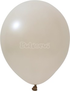 BALONY LATEKSOWE PASTEL PIASKOWOBIAŁY 25CM 100SZT