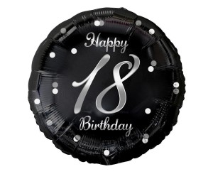 BALON FOLIOWY B&C HAPPY 18 BIRTHDAY 45CM