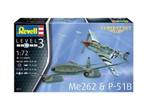 SAMOLOT 1:72 ME 262 & P-51B
