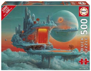 PUZZLE 500 PLANETA OGNIA I LODU, EDUCA