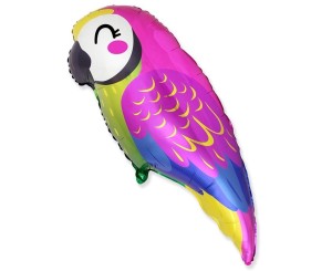 BALON FOLIOWY 61CM PAPUGA