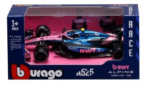 FORMULA WITHOUT HELMET & PLASTIC STAND ALPINE A525