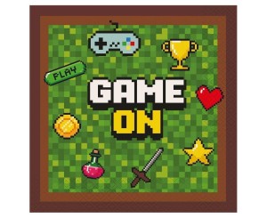 SERWETKI PA[OEROWE GAME ON 33X33CM 20SZT