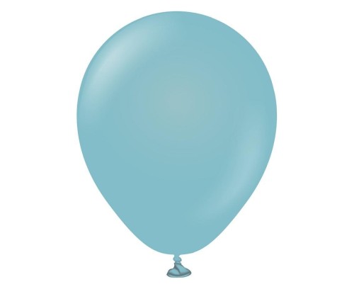 Balony retro niebieskie szkło 13cm 100szt