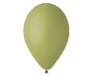 BALONY PASTEL ZIELONE OLIWKOWE 100SZT