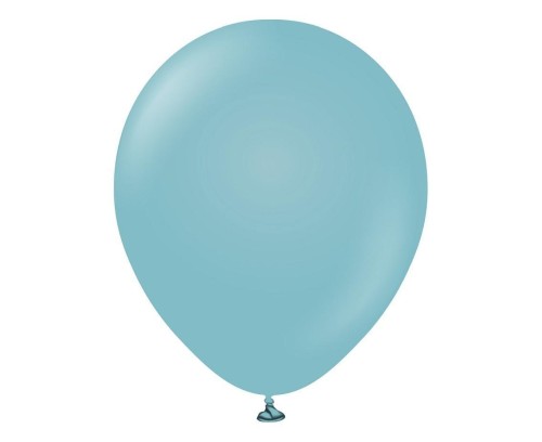 Balony retro niebieskie szkło 30cm 100szt