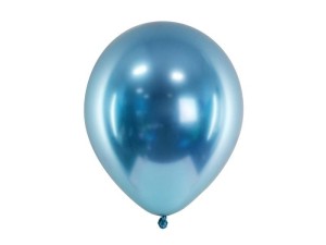 BALONY GLOSSY NIEBIESKI 30CM 10SZT