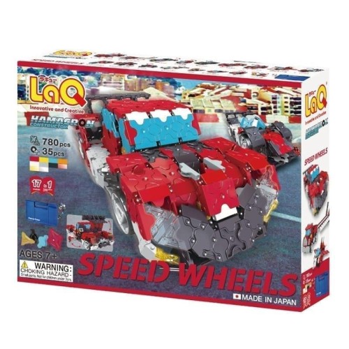 Klocki edukacyjne Speed Wheels, LaQ
