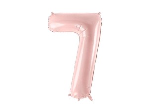 BALON FOLIOWY 7 JASNY RÓŻOWY 72CM