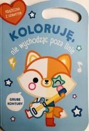 KOLORUJĘ BEZ WYCHODZENIA POZA LINIE NIEBIESKA