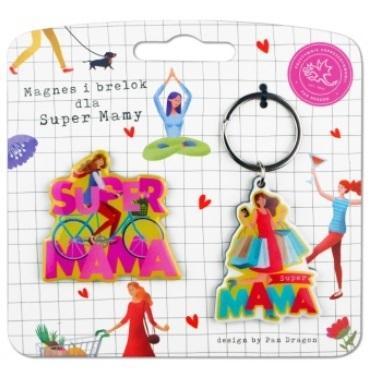 Zestaw magnes + otwieracz Porys-Mama, Pan Dragon