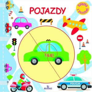 KSIĄŻECZKA Z PUZZLAMI. POJAZDY