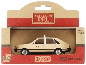 KOLEKCJA PRL FSO POLONEZ TAXI BEŻOWY, DAFFI