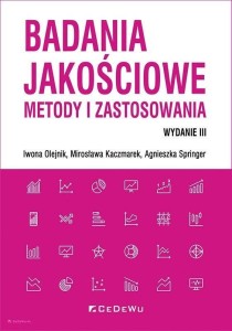 BADANIA JAKOŚCIOWE - METODY I ZASTOSOWANIA W.3