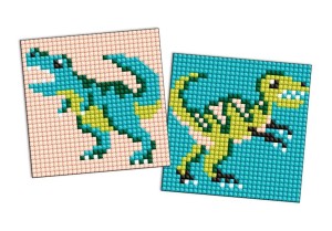 DIAMENTOWA MOZAIKA NAKLEJKA KIDS - DINOZAUR 4