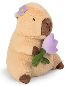 KAPIBARA PLUSZOWA KWIATEK 20CM, DAFFI