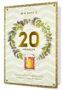 KARNET B6 URODZINY 20 HM200-2293