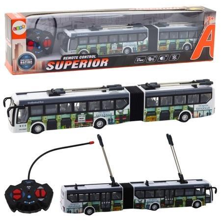 Trolejbus miejski RC ze światłem, Leantoys