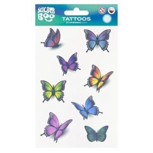 TATUAŻE MOTYLKI, STICKER BOO