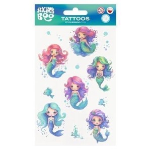TATUAŻE SYRENKI, STICKER BOO