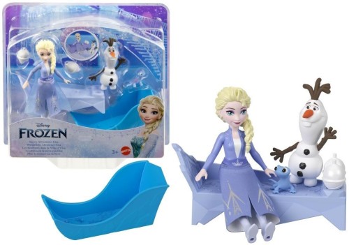 Figurki Disney Elsa i Olaf na sankach, Mattel
