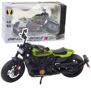 MOTOCYKL CHOPPER Z DŹWIEKIEM I ŚWIATŁEM 1:12