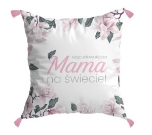 PINK PODUSZKA Z CHWOSTAMI DLA MAMY