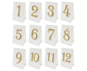 NUMERY NA STOŁY CELEBRATE 12SZT