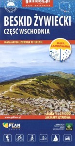 MAPA TURYSTYCZNA - BESKID ŻYWIECKI CZ.WSCHODNIA