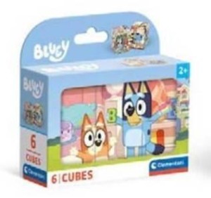 KLOCKI 6 ELEMENTÓW BLUEY, CLEMENTONI