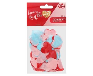 KONFETTI BIBUŁKOWE LOVE IS IN THE AIR ECO 20G