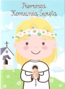 KARNET B6 KOMUNIA - DZIEWCZYNKA KOLOR