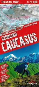 TREKKING MAP GEORGIAN CAUCASUS 1:75 000