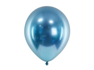 BALONY GLOSSY NIEBIESKI 30CM 50SZT
