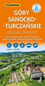 MAPA - GÓRY SANOCKO-TURCZAŃSKIE 1:50 000