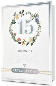 KARNET ROCZNICA ŚLUBU 15