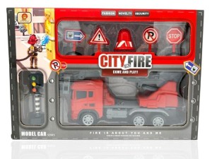 WÓZ STRAŻACKI Z AKCESORIAMI, CABO-TOYS