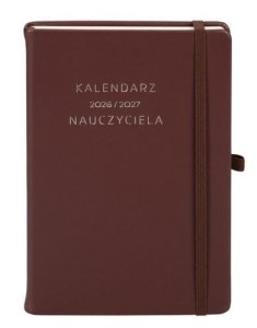 KALENDARZ NAUCZYCIELA 2026/27 A5 BRĄZOWY