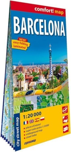 Comfort map Barcelona 1:20 000 w.2026