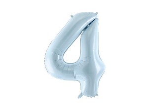 BALON FOLIOWY 4 JASNY NIEBIESKI 72CM
