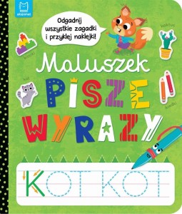 MALUSZEK PISZE WYRAZY. ODGADNIJ ZAGADKI I...