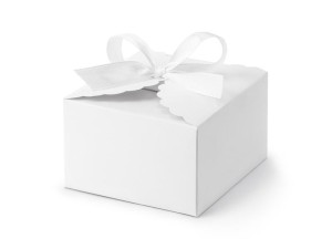 PUDEŁECZKA CHMURKA BIAŁY 8X7,5X4,5CM 10SZT