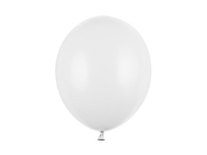 BALONY STRONG 30CM PASTEL PURE WHITE 100SZT