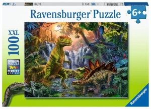 PUZZLE 100 DINOSAUR OASIS, RAVENSBURGER